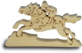 Quay Race Jockey - Handcrafted Wooden Puzzle