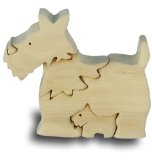 Quay Scottish Terrier - Handcrafted Wooden Puzzle