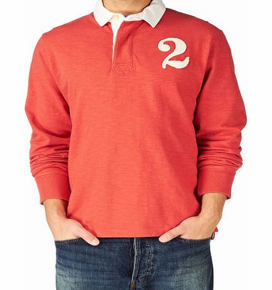 Quba Mens Quba Winterburn Graphic Rugby Polo Shirt -