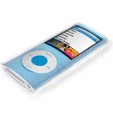Qubits Crystal Clear Case Hard Cover For Apple iPod Nano 4th Gen