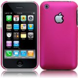 Qubits IPHONE 3G HARD BACK SHIELD BACK COVERS - HOT PINK PART OF THE QUBITS ACCESSORIES RANGE