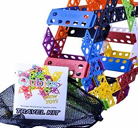 Qubits Stocking Stuffer Construction Toy Set - Same Large Parts as the Giant Kit, just less of them!
