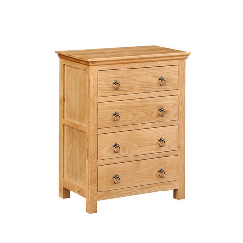 Quebec Oak Chest Of Drawers (4 Drawers) 594.005