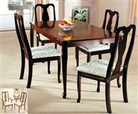 Queen Anne Dining Table and 4 Chairs