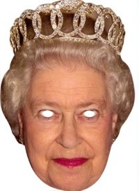 Queen Celebrity Face Mask (Card)