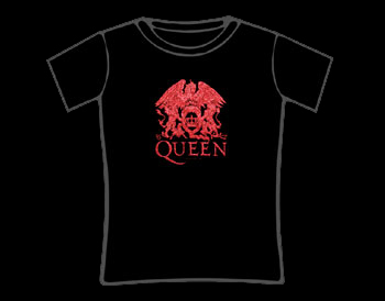 Queen Crest Skinny T-Shirt
