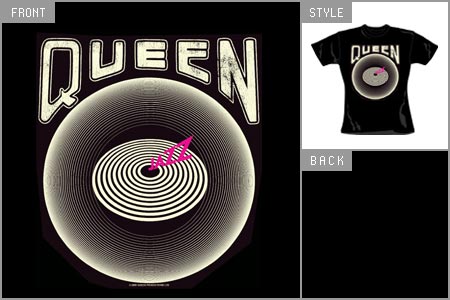 queen (Jazz) Skinny T-shirt cid_4671qujazzblksk