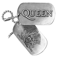 Queen Logo & Crest Dog-Tag
