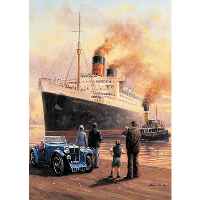 Queen Mary Evening Departure 1000 piece puzzle