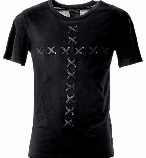Queen of Darkness Cross Lacing T-Shirt SH22-187/11