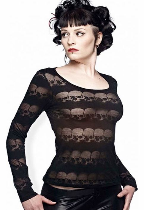 Queen of Darkness Skull Top SH1229610