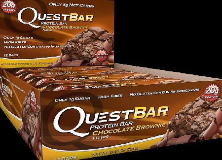 Quest Nutrition Quest Bar Protein Bar Chocolate Brownie 12 x 60g