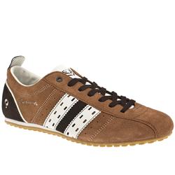 Quick Male Typhoon Sp Suede Upper Fashion Trainers in Brown