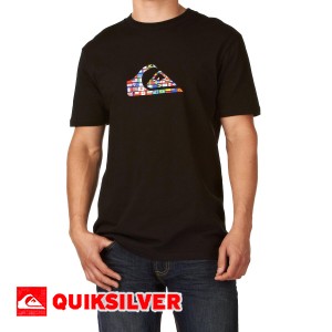 Quicksilver Quiksilver T-Shirts - Quiksilver Flag