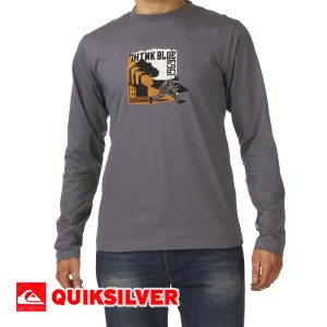 Quicksilver Quiksilver T-Shirts - Quiksilver Think Blue Long