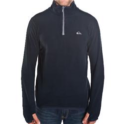 Quiksilver Aker Half Zip Fleece Sweatshirt - Black