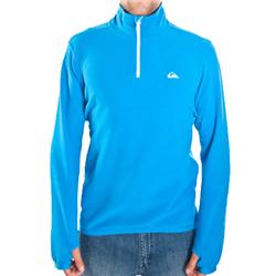 Quiksilver Aker Half Zip Fleece Sweatshirt - Blue