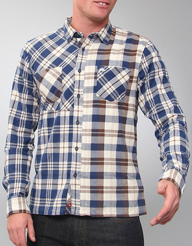 Quiksilver Alivio Flannel shirt - Nautical