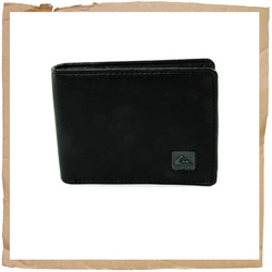 Quiksilver All Wave Leather Wallet Black