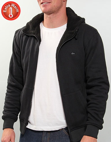 Best Waves Sherpa lined zip hoody -