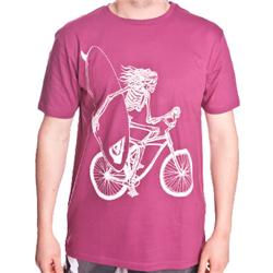 Quiksilver Bike Bones T-Shirt - Berry