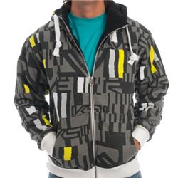 quiksilver Blender Zip Sherpa Hoody - White