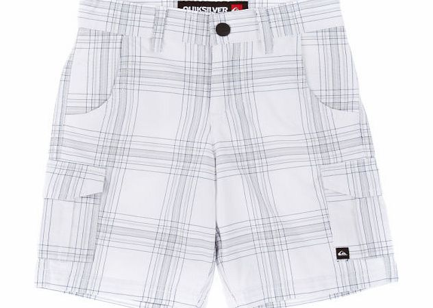 Quiksilver Book Club Boy Cargo Shorts - White