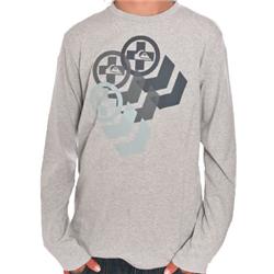 quiksilver Boys General LS T-Shirt - Grey Heather