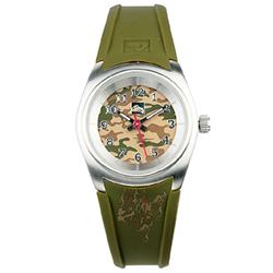 quiksilver Boys Kick Start Watch - Khaki/Camo