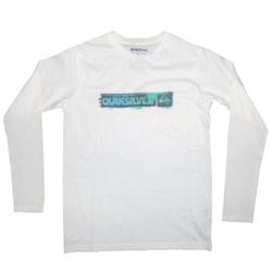 Quiksilver Boys Leftover LS T-Shirt - White