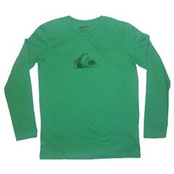 Boys Mountain & Wave LS T-shirt - Chlor