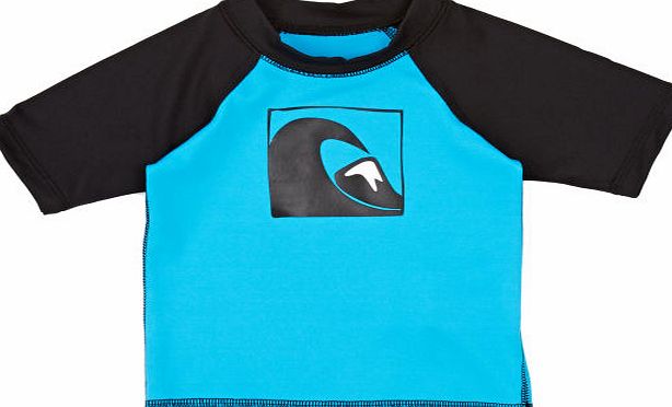 Quiksilver Boys Quiksilver Main Peak Short Sleeve Rash