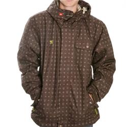 Boys Rolling Thunder Print Jacket- Bark