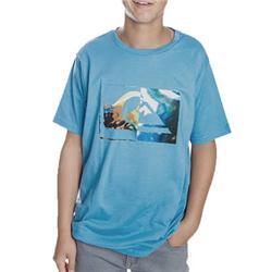 Quiksilver Boys Shadow T-Shirt - Water Blue