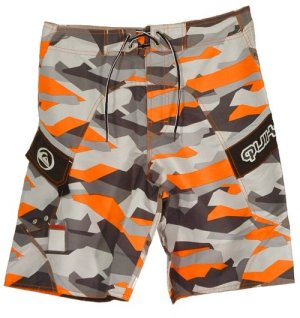Quiksilver Camo Board Shorts Orange/Grey