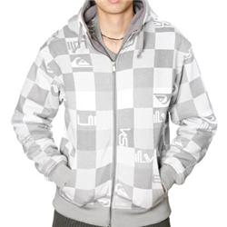 quiksilver Check Me Out Hoody - Grey Heather