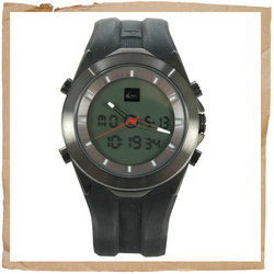 Quiksilver Drop In Ana-Digit Watch Grey