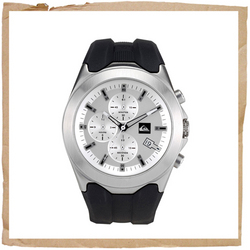 Quiksilver Drop In Chrono  Silver