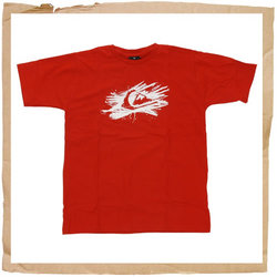 Quiksilver Giffy Jnr Tee Comp Red