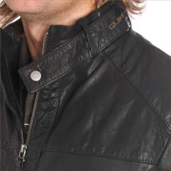 quiksilver leather jacket