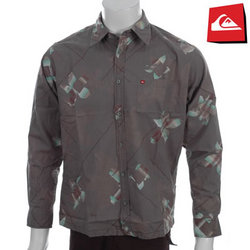 Quiksilver Hill Slope LS Shirt Green