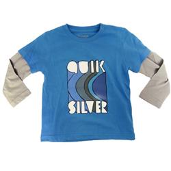 Quiksilver Kids Fast Twin T-Shirt - Nomad Blue