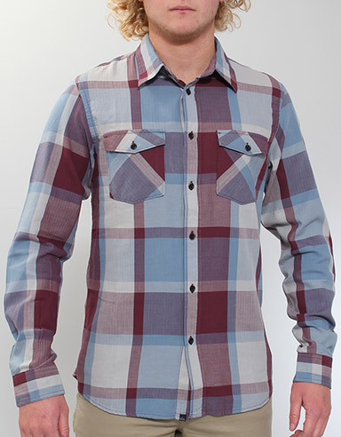 Quiksilver Logger Shirt - Eggplant