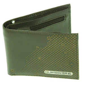 Quiksilver Mens Mens Quiksilver Day In Life Leather Wallet.