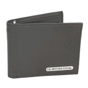 Quiksilver Mens Mens Quiksilver Day In Life Leather Wallet. Black