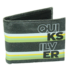Mens Quiksilver My Lucky Day Wallet. Black