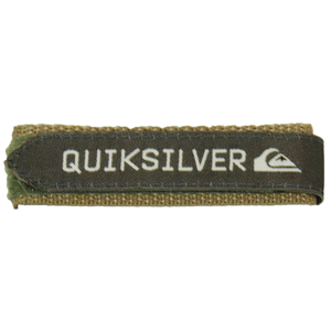 Mens Quiksilver Velcro Watch Strap. Logo Charcoal