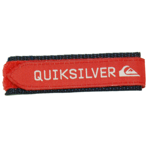 Mens Quiksilver Velcro Watch Strap. Logo Red