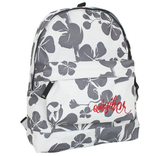 Quiksilver Mens Quiksilver Basic Flower Backpack 100 White