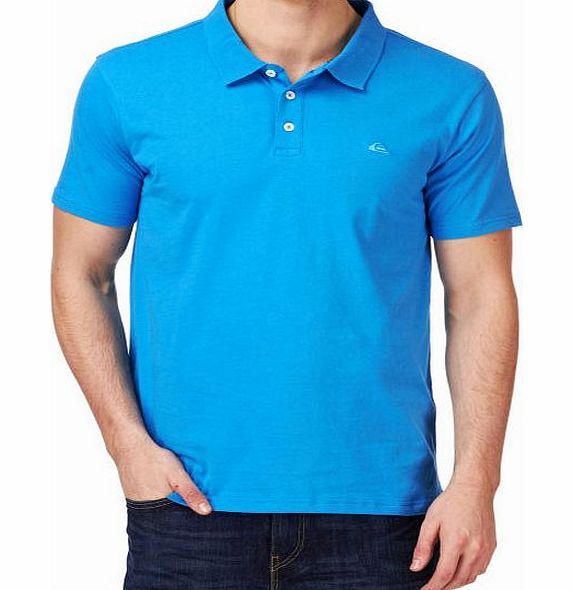 Quiksilver Mens Quiksilver Belogo Polo Shirt - Mediterranean